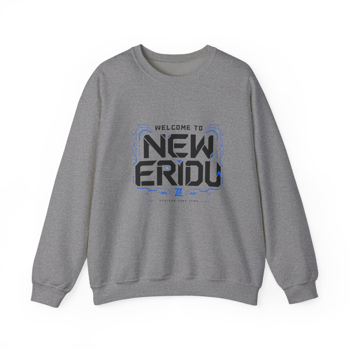 Zenless Zone Zero "Welcome to New Eridu" Crewneck - alternate angle 2, merchandise