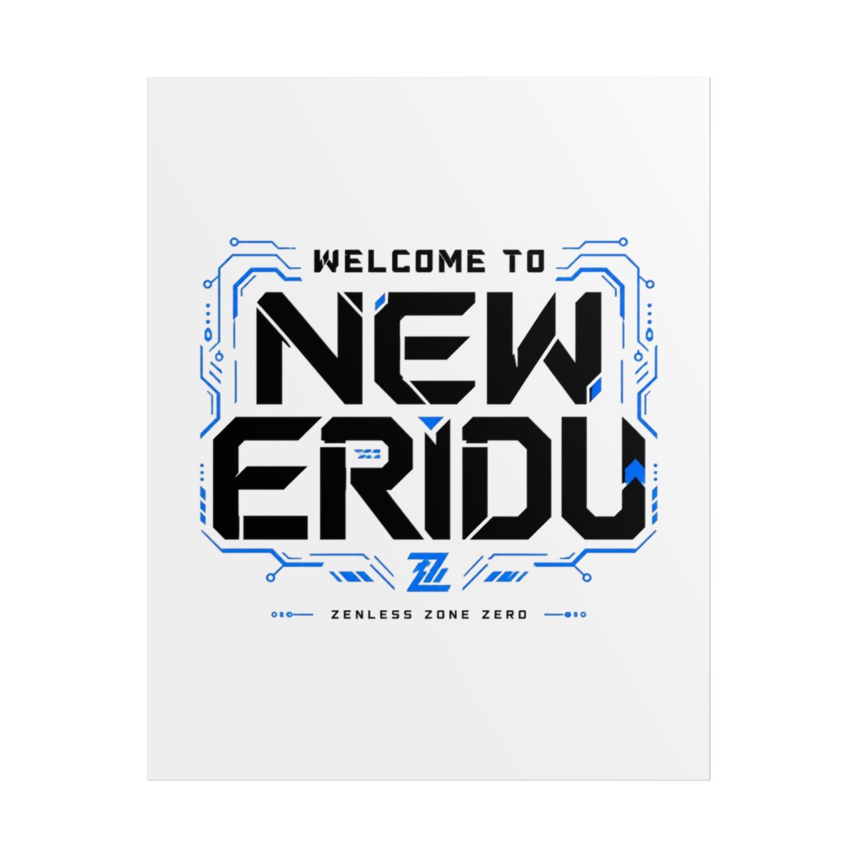 Zenless Zone Zero "Welcome to New Eridu" Poster - Official Accessories merchandise