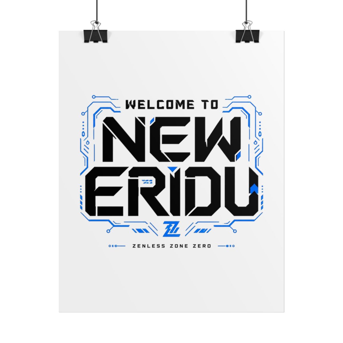 Zenless Zone Zero "Welcome to New Eridu" Poster