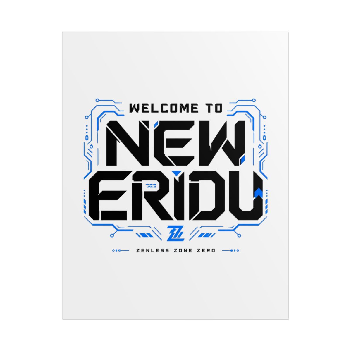 Zenless Zone Zero "Welcome to New Eridu" Poster - alternate angle 1, merchandise