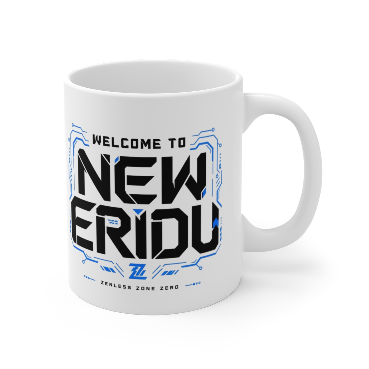 Zenless Zone Zero "Welcome to New Eridu" White Mug