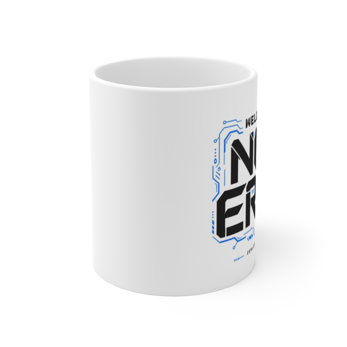 Zenless Zone Zero "Welcome to New Eridu" White Mug - alternate angle 1, merchandise
