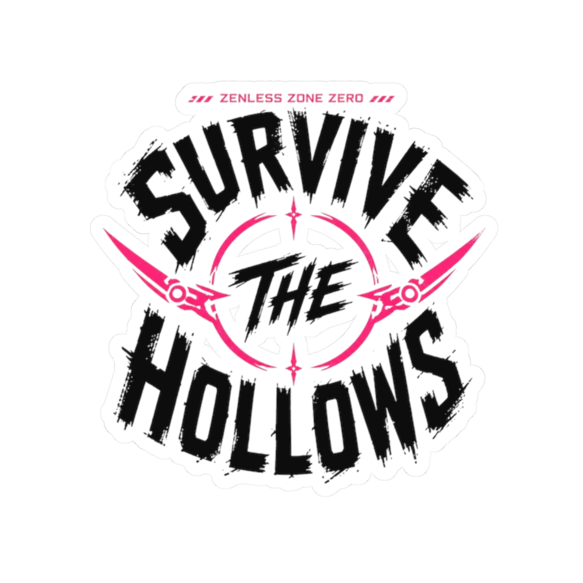 Zenless Zone Zero "Survive the Hollows" Sticker - Official Stickers merchandise