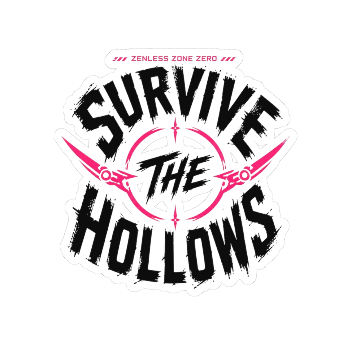 Zenless Zone Zero "Survive the Hollows" Sticker - alternate angle 1, merchandise