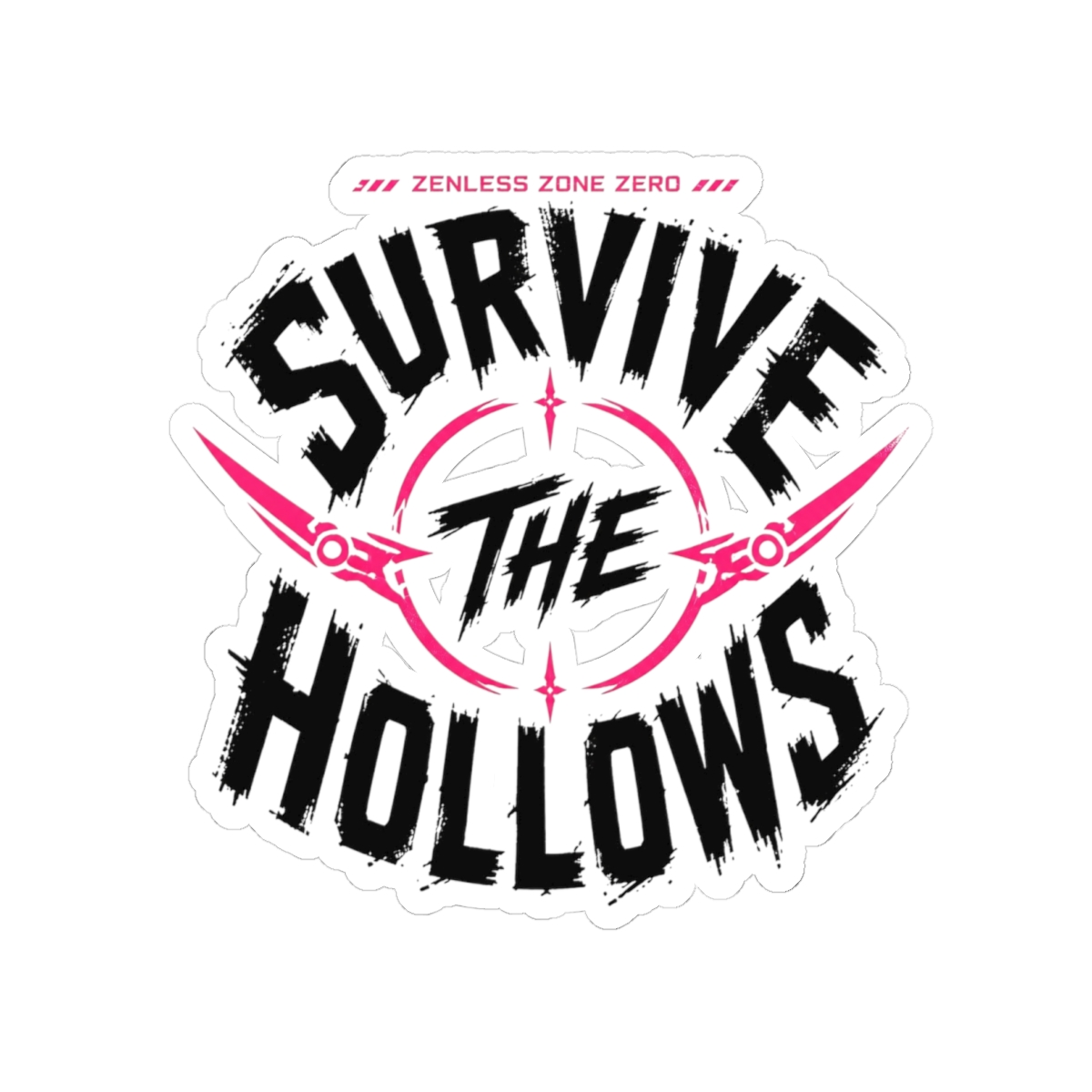 Zenless Zone Zero "Survive the Hollows" Sticker