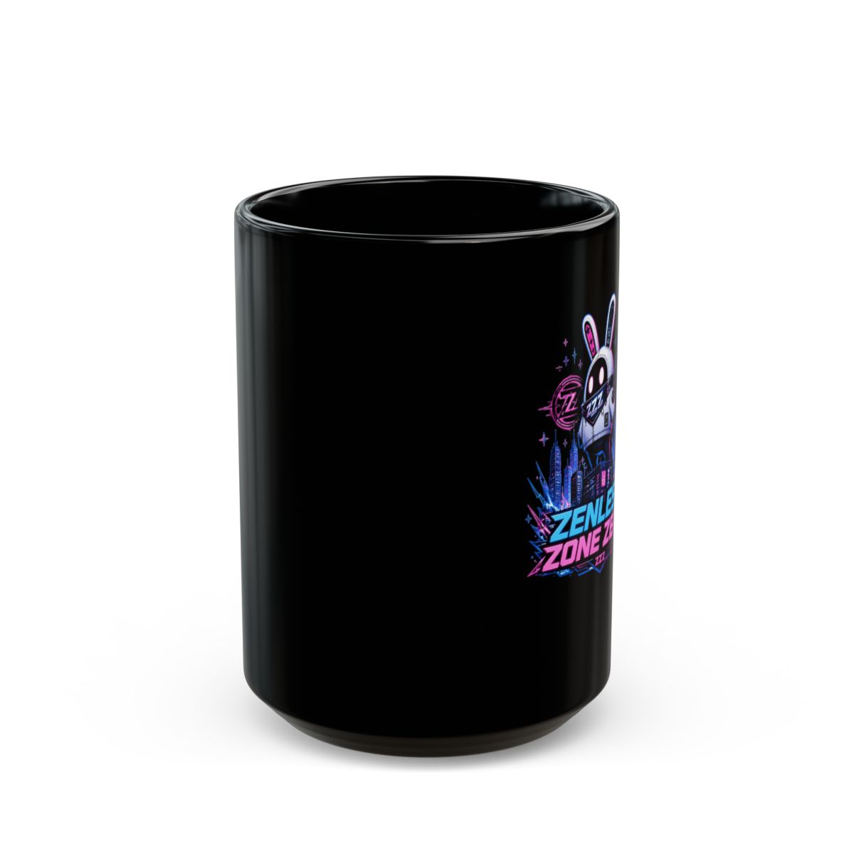 Zenless Zone Zero "Zenless Zone Zero" Black Mug - alternate angle 2, merchandise