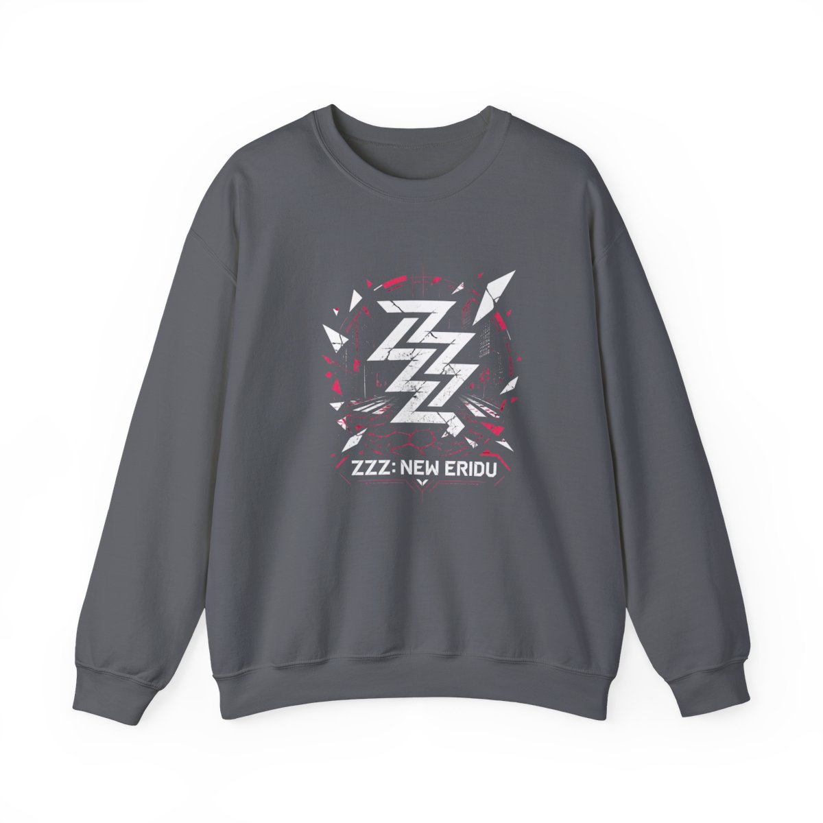 Zenless Zone Zero "ZZZ: New Eridu" Crewneck - alternate angle 2, merchandise