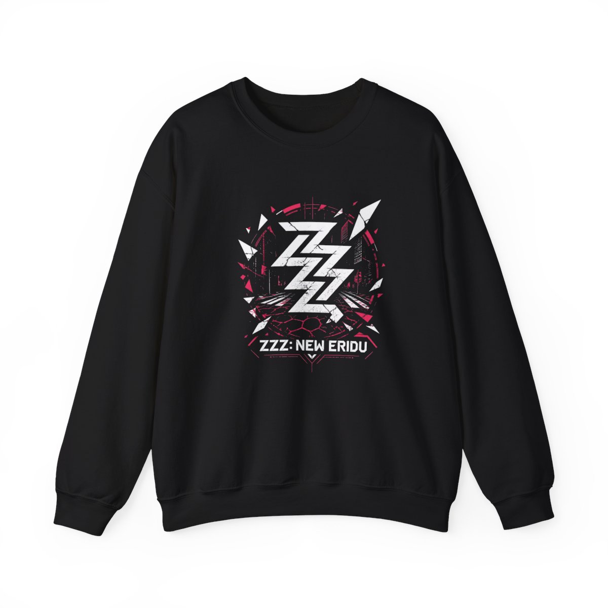Zenless Zone Zero "ZZZ: New Eridu" Crewneck - alternate angle 3, merchandise