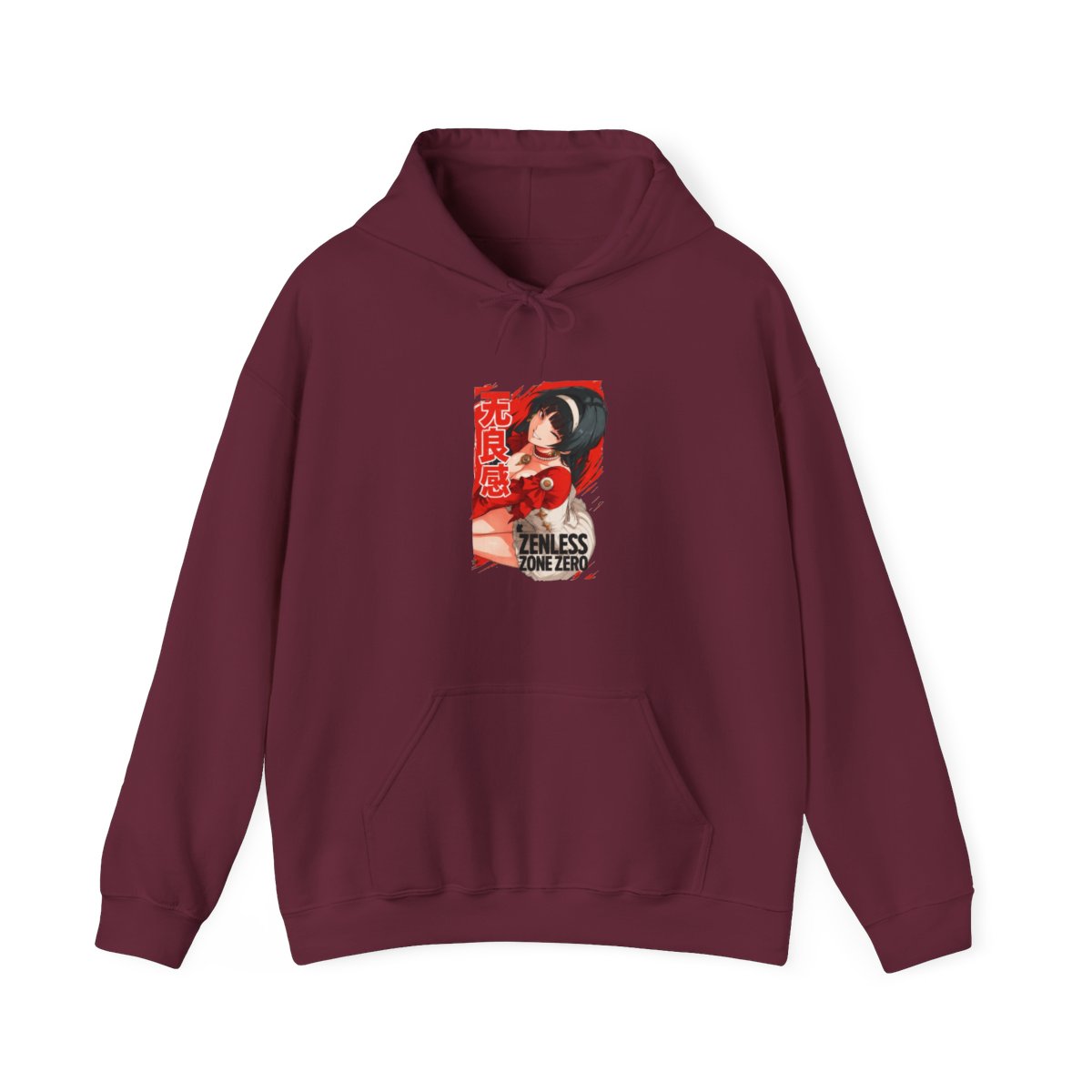 Astra Yao Zenless Zone Zero Vintage Fan Art Hoodie - alternate angle 3, merchandise