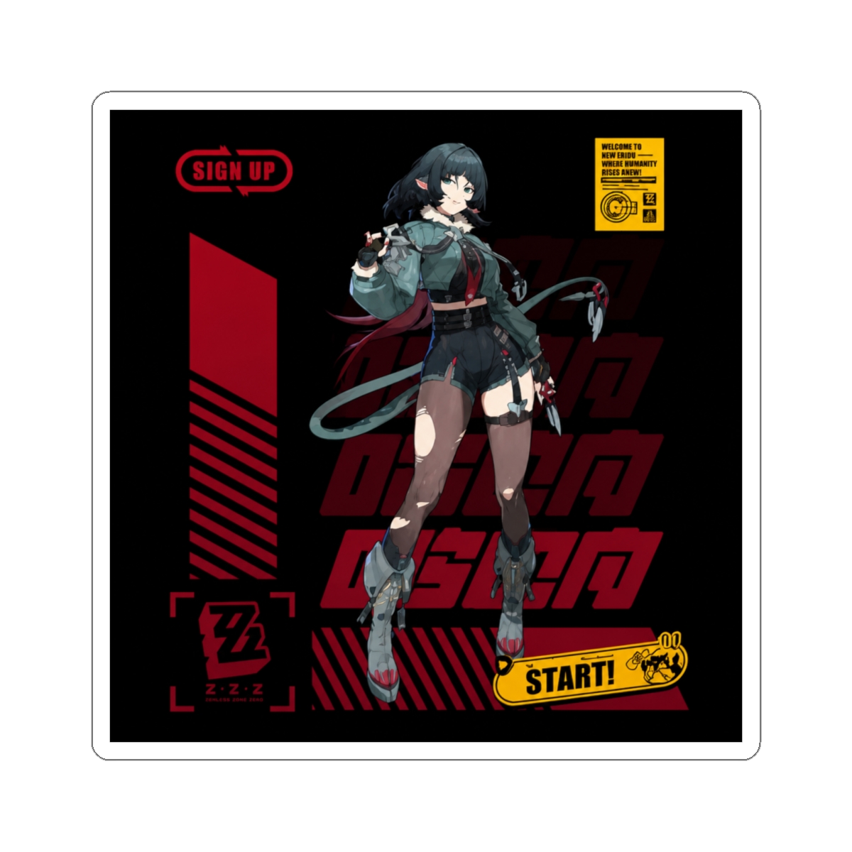 Agent Jane Doe (Zenless Zone Zero) Sticker