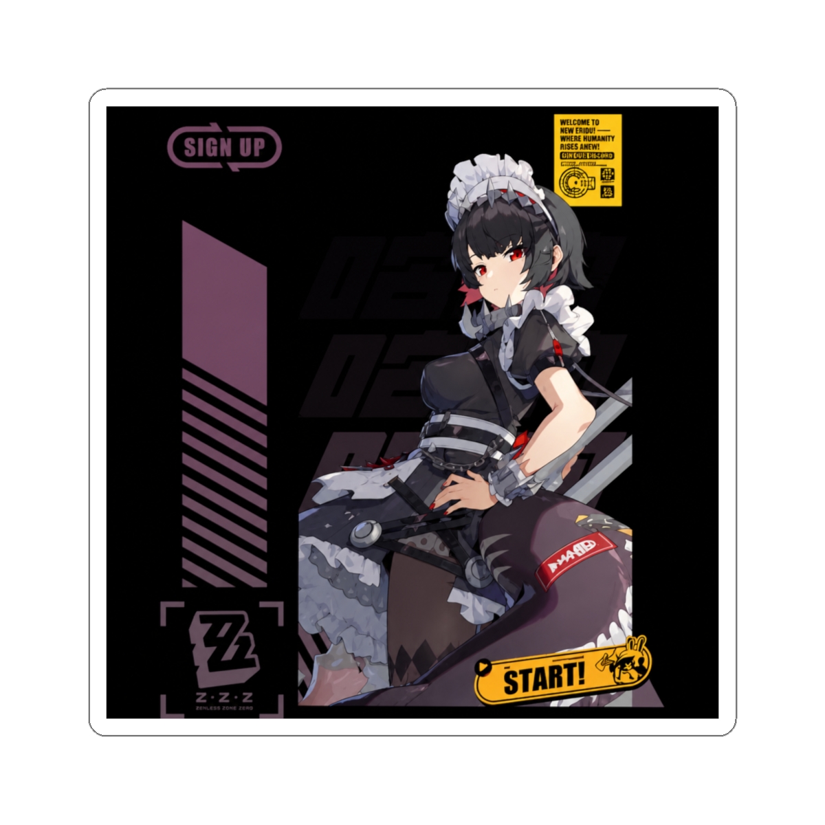 Agent Ellen (Zenless Zone Zero) Sticker