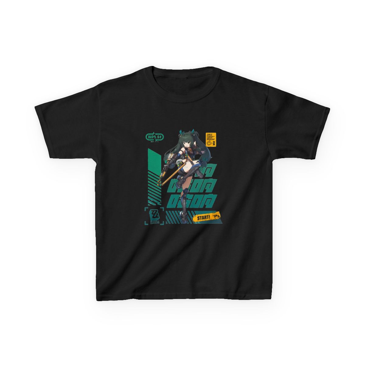 Agent Qingyi (Zenless Zone Zero) Kids T-Shirt - alternate angle 2, merchandise