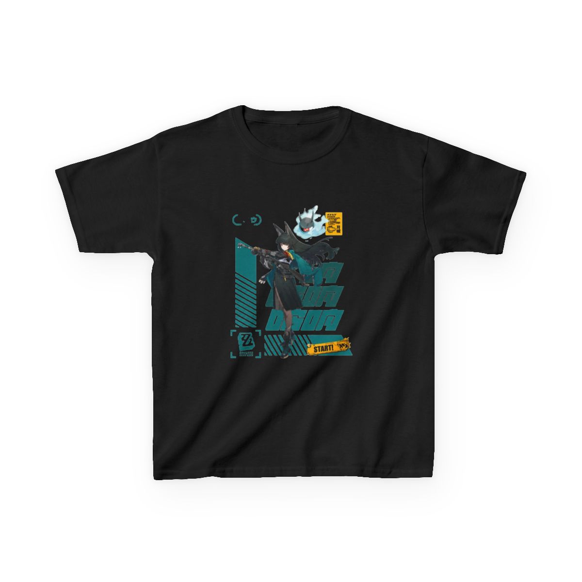 Hoshimi Miyabi (Zenless Zone Zero) Kids T-Shirt - alternate angle 2, merchandise