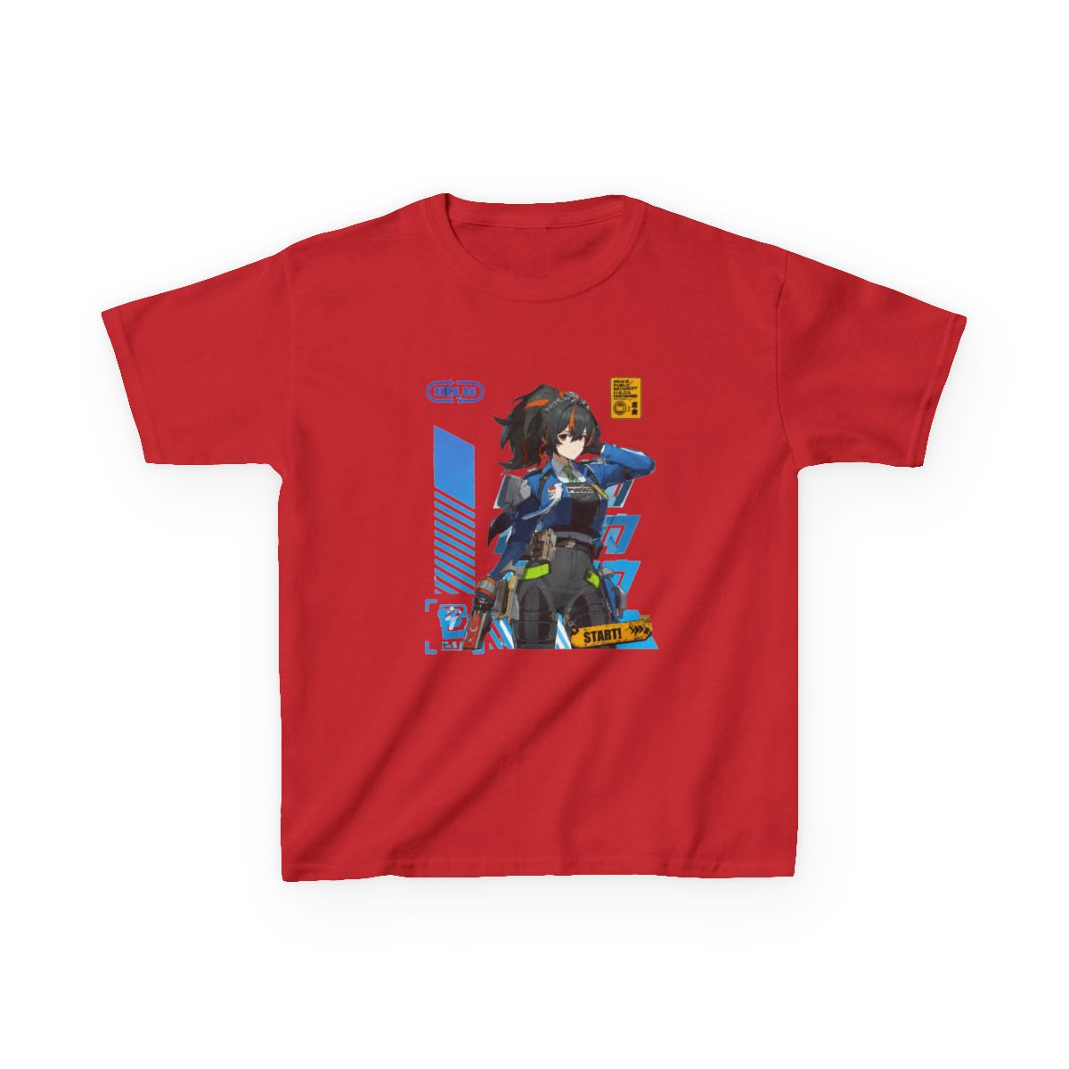 Agent Zhu Yuan (Zenless Zone Zero) Kids T-Shirt - alternate angle 5, merchandise
