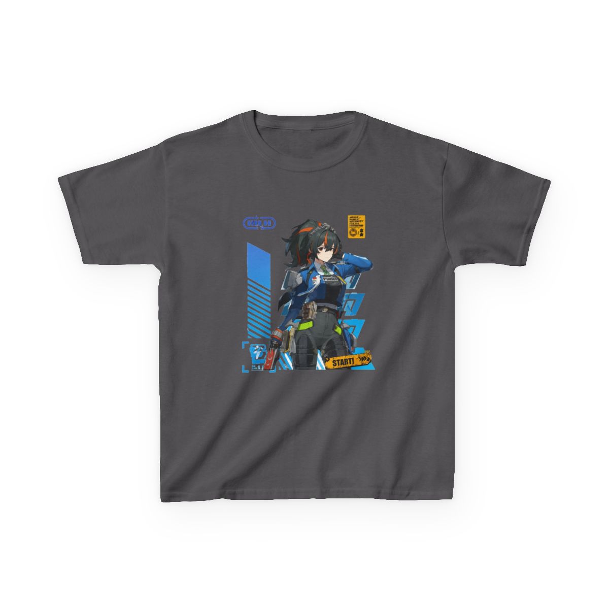 Agent Zhu Yuan (Zenless Zone Zero) Kids T-Shirt - alternate angle 3, merchandise